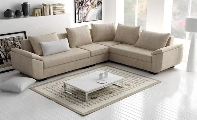 Sofa nỉ cotton – SNVP05 4 Ghế sofa nỉ nhung