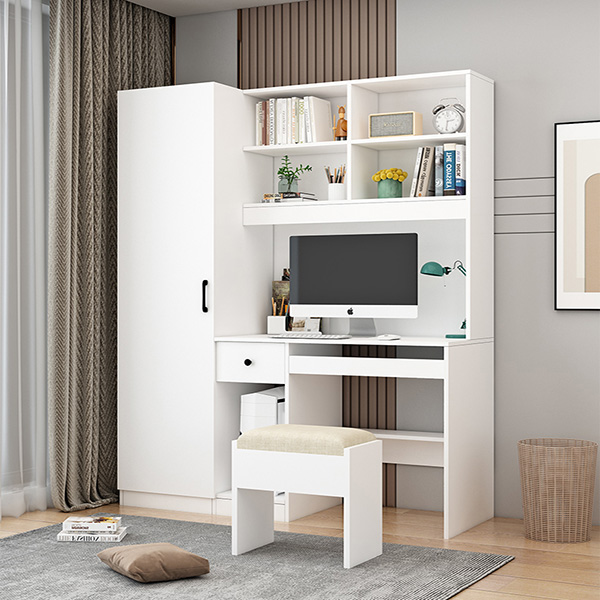 Bàn Học Liền Tủ Quần Áo - BHSVP01 8 Bàn học sinh kèm tủ quần áo