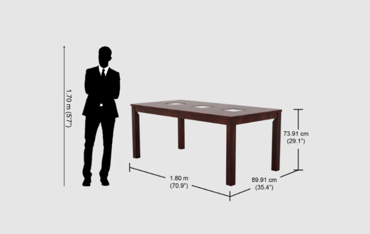 Kích Thước Bàn Ăn Tiêu Chuẩn Hợp Với Vóc Dáng Người Việt 1 Bàn ăn trong gia đình thường chỉ cao từ 70cm đến 76 cm