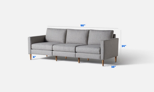 Cập Nhật Kích Thước Ghế Sofa 3 Chỗ Chuẩn Xác Nhất 4 Ảnh 4: Bạn cần đo cả diện tích chiếc ghế sofa