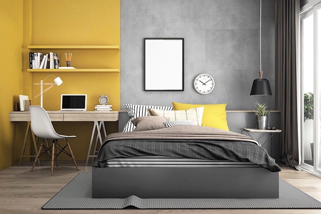 Cách Bố Trí Bàn Làm Việc Phòng Ngủ Hợp Phong Thủy Nhất 2024 5 Kích thước bàn làm việc phải phù hợp với không gian phòng ngủ