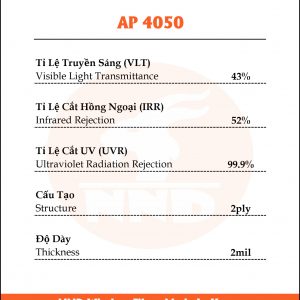 Thông số sản phẩm AP 4050 TS