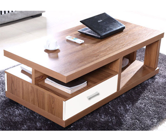Bàn trà gỗ veneer phủ sơn melamime - BTVP33 4 Bàn trà gỗ veneer