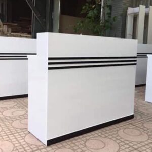 Quầy Lễ Tân Nhựa Đài Loan 1m2 – QLTVP24