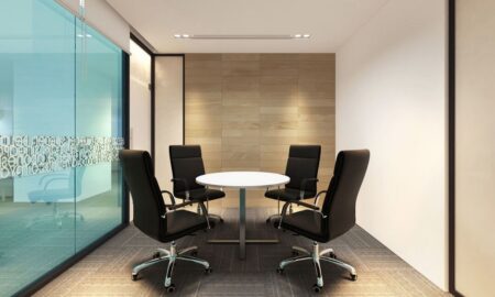Bàn Phòng Họp Cao Cấp Hình Tròn – BHVP29