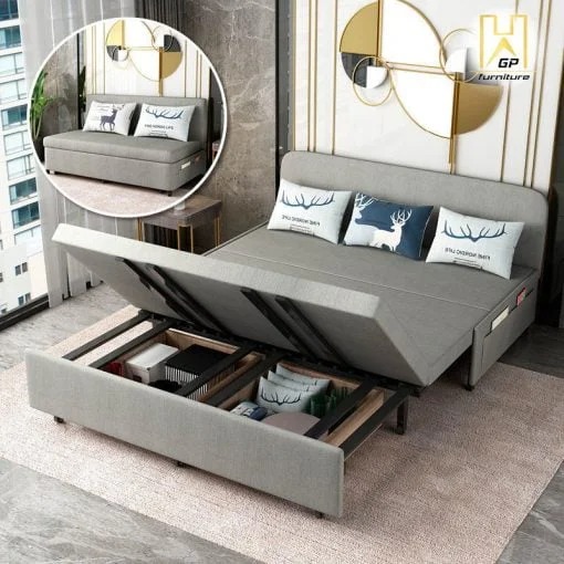 Sofa Giường Đôi - SGVP03 4 Sofa giường kéo