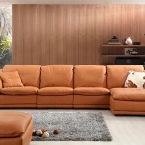 Sofa góc da bò