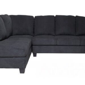 Ghế sofa nỉ màu đen