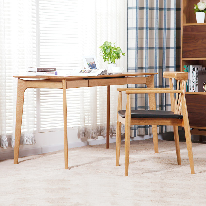 Bàn Làm Việc Gỗ Sồi Tự Nhiên - BLVVP18 4 Bàn làm việc gỗ sồi