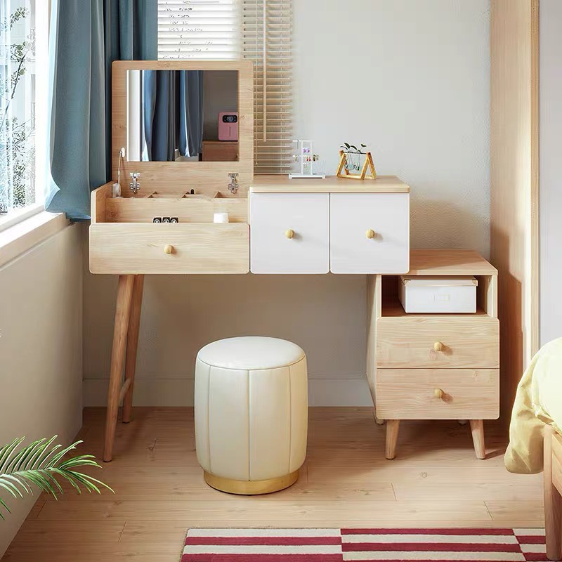 Bàn Trang Điểm Gương Lật Phong Cách Bắc Âu - BTDVP11 8 Bàn Trang Điểm Gương Lật Phong Cách Bắc Âu - BTDVP11