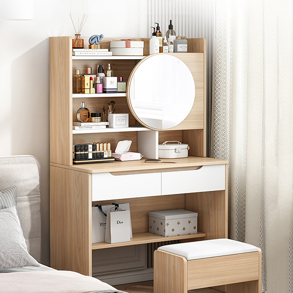 Bàn Trang Điểm Gương Treo Hình Tròn - BTDVP21 8 Bàn Trang Điểm Gương Treo Hình Tròn - BTDVP21