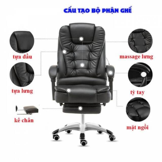 Tìm Hiểu Cấu Tạo & Cách Sử Dụng Ghế Xoay Văn Phòng Chi Tiết 2 Cấu tạo ghế xoay văn phòng: Chân ghế đều thiết kế phần chân ghế hình sao gắn liền với hệ thống 5 bánh xe giúp người dùng di chuyển dễ dàng và linh hoạt