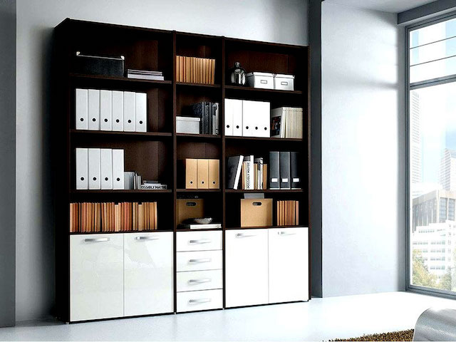 Chọn tủ gỗ có số cánh, vách ngăn phù hợp với nhu cầu đựng tài liệu