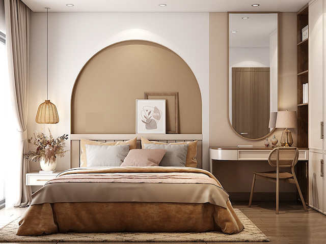 Cách Bố Trí Bàn Trang Điểm Trong Phòng Ngủ Chuẩn Phong Thủy Nhất 6 Đặt bàn trang điểm ở hướng đông nam hoặc bắc để tăng vượng khí gia chủ