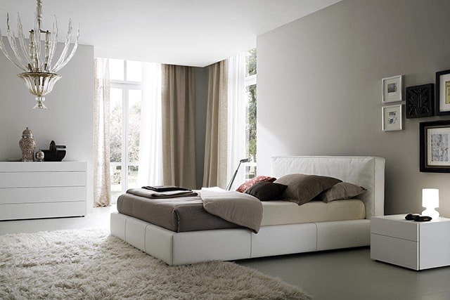 Tư Vấn Cách Kê, Bố Trí Giường Ngủ Hợp Phong Thủy Nhất 2 Đặt giường ngủ lệch với hướng cửa