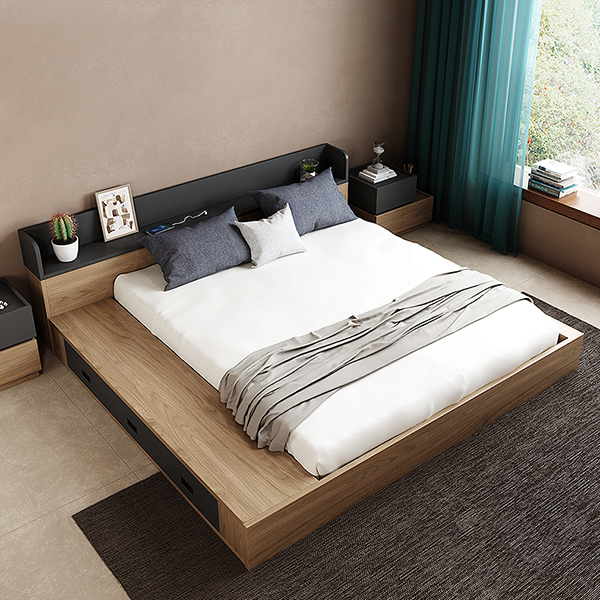 Giường Ngủ Kiểu Nhật Hiện Đại - GNVP17 10 Giường Ngủ Kiểu Nhật Hiện Đại - GNVP17