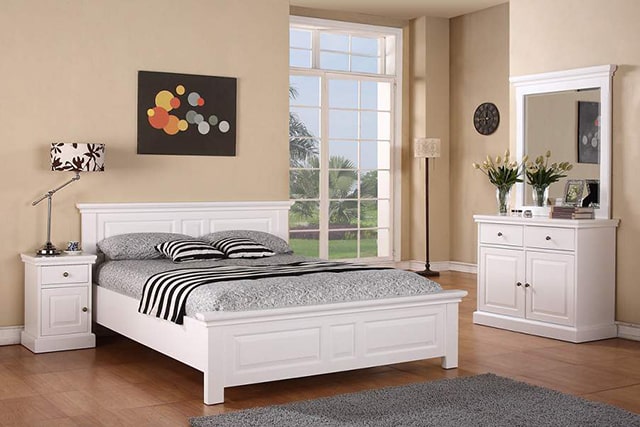 Tư Vấn Cách Kê, Bố Trí Giường Ngủ Hợp Phong Thủy Nhất 9 Không đặt giường đối diện góc nhọn