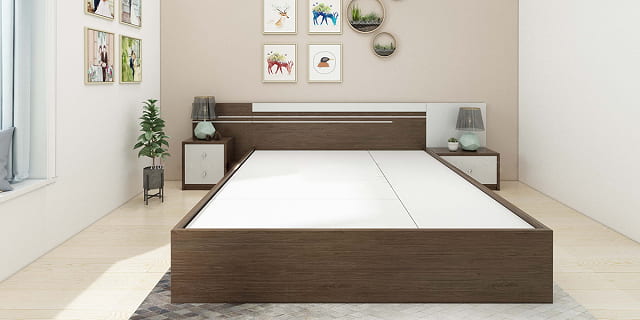 Mẫu thiết kế giường ngủ được làm bằng nhựa 