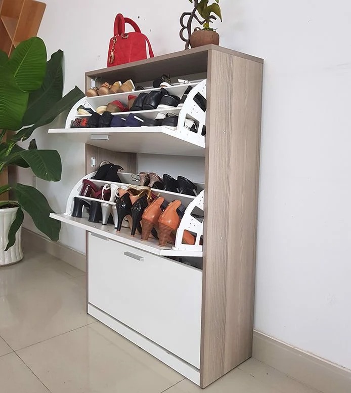 Tủ Giày 3 Cánh Lật Thông Minh - TGVP21 8 Tủ Giày 3 Cánh Lật Thông Minh - TGVP21