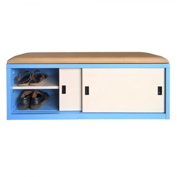 Tủ Giày Bằng Thép Kết Hợp Ghế Ngồi - TGVP08 8 Tủ Giày Bằng Thép Kết Hợp Ghế Ngồi - TGVP08