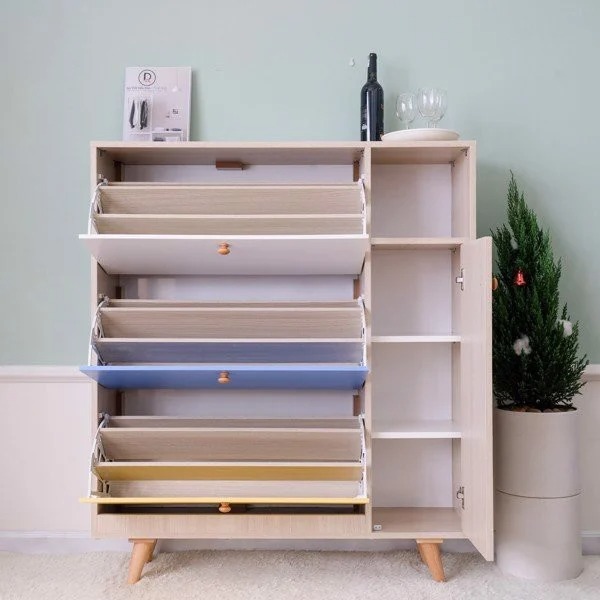Tủ Giày Cánh Lật Thông Minh 3 Tầng - TGVP16 10 Tủ Giày Cánh Lật Thông Minh 3 Tầng - TGVP16