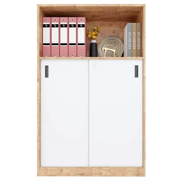 Tủ Hồ Sơ Gỗ Cao Su 3 Tầng Cánh Lùa - THSGVP03 6 Tủ Hồ Sơ Gỗ Cao Su 3 Tầng Cánh Lùa - THSGVP03