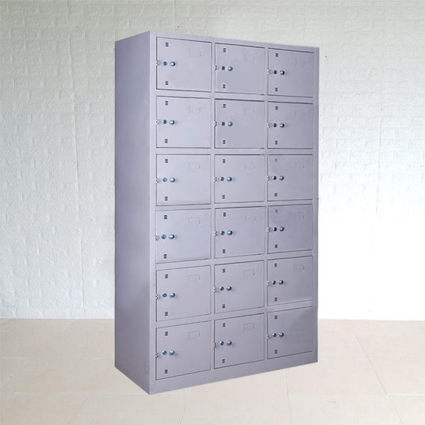 Tủ Locker 18 Ngăn Phun Sơn Tĩnh Điện - TLVP06 6 Tủ Locker 18 Ngăn Phun Sơn Tĩnh Điện - TLVP06