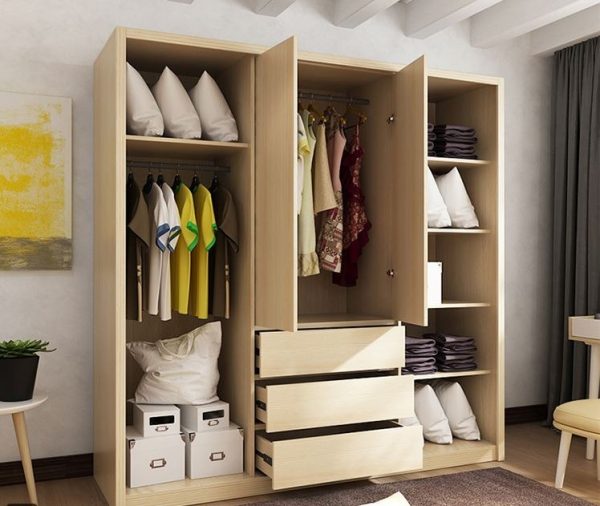 Tủ Quần Áo 3 Buồng 4 Cánh - TQAVP29 8 Tủ Quần Áo 3 Buồng 4 Cánh - TQAVP29