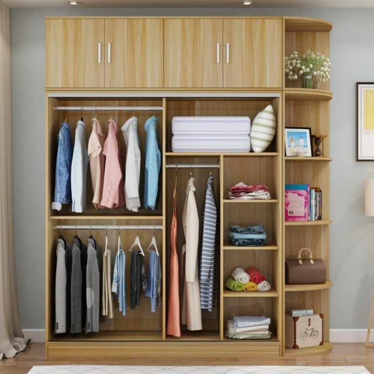 Tủ Quần Áo 4 Buồng 6 Cánh - TQAVP19 6 Tủ Quần Áo 4 Buồng 6 Cánh - TQAVP19