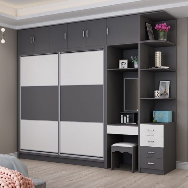 Tủ Quần Áo 6 Buồng Kết Hợp Bàn Trang Điểm - TQAVP18 8 Tủ Quần Áo 6 Buồng Kết Hợp Bàn Trang Điểm - TQAVP18