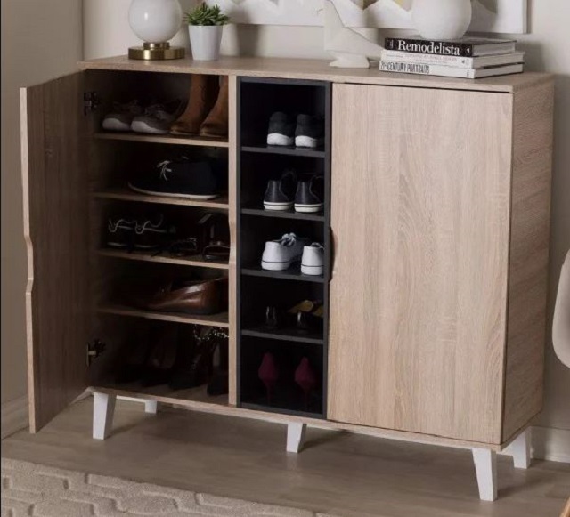 Tủ giày 3 cánh đựng được nhiều giày, dép
