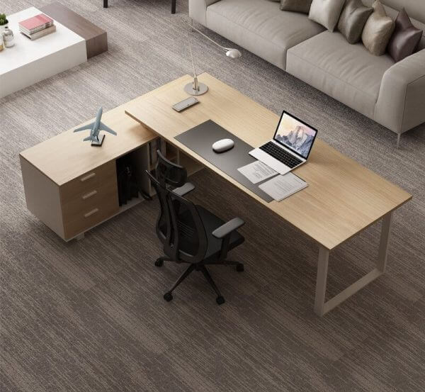 Bàn Giám Đốc Hiện Đại Chân Sắt Chữ U Yếm Ngắn 1m6 – BGDVP53 7 ban giam doc hien dai bgd21 2