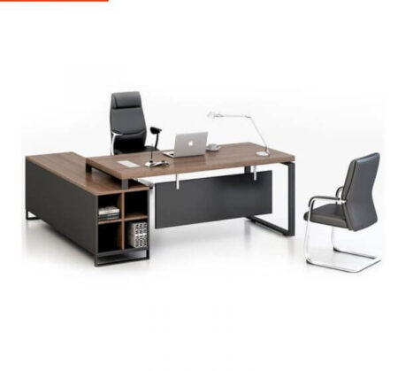 Bàn Giám Đốc Hiện Đại Yếm Treo Chân Sắt 1m6 – BGDVP61