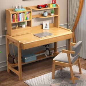 Bàn học gỗ sồi tự nhiên