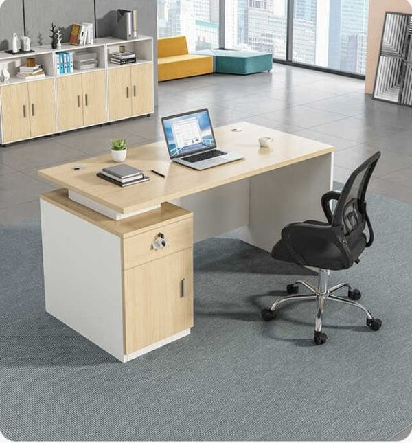 Bàn Làm Việc Gỗ Công Nghiệp - BLVVP13 4 ban lam viec 1m2 4