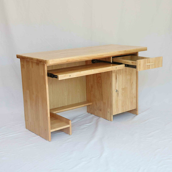 Bàn Làm Việc Gỗ Cao Su tự nhiên - BLVGVP39