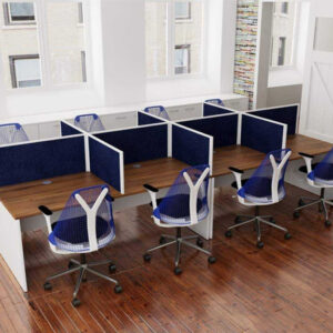 Cụm Bàn Làm Việc 8 Người 4m8 – CBLVVP06