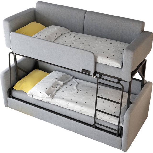 Sofa giường tầng khung thép không gỉ - SGVP05 4 sofa giường tầng đẹp