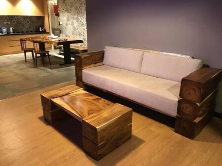 Sofa Gỗ Căm Xe Nguyên Khối – SPGVP12