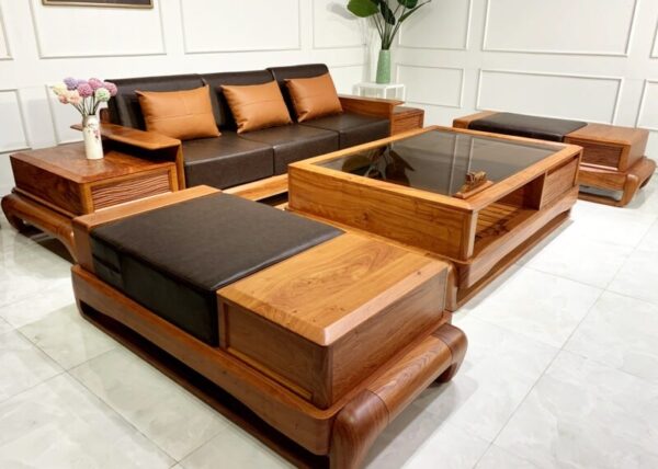 Sofa gỗ đỏ