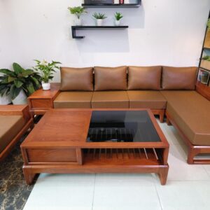 Sofa gỗ hương đá
