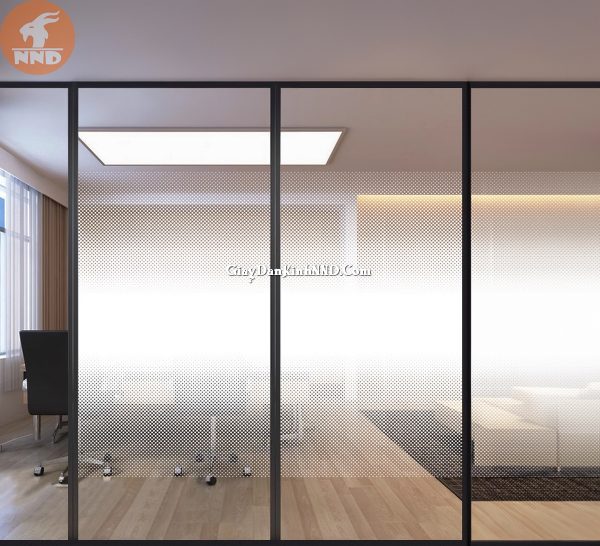 Decal Dán Kính Chấm Bi Chuyển Sắc Hiệu Ứng 3D