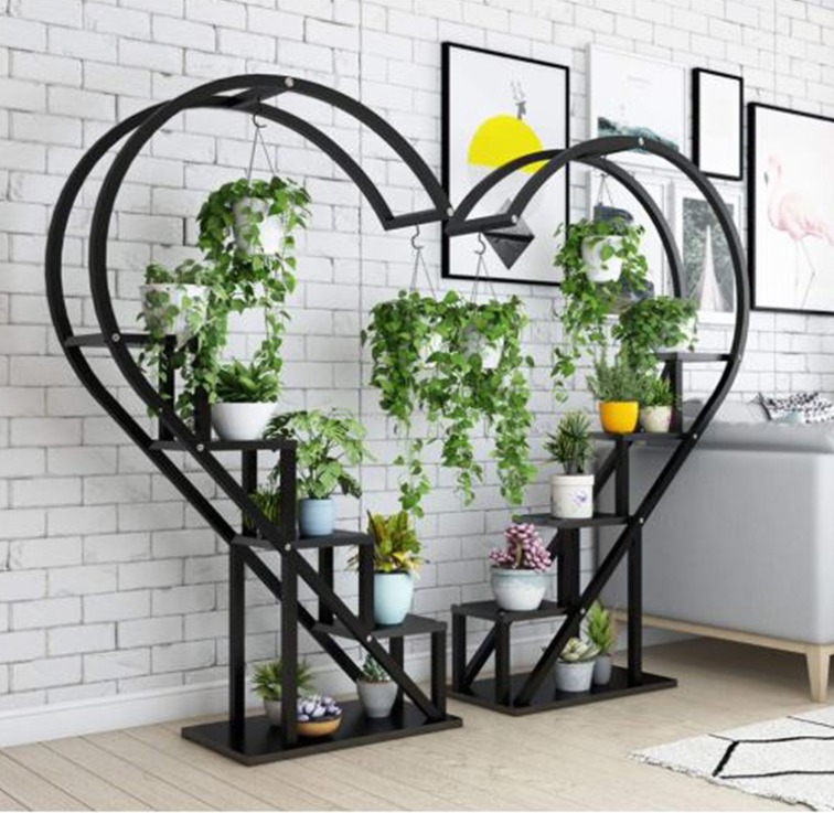 Kệ hoa, cây cảnh trang trí hình trái tim