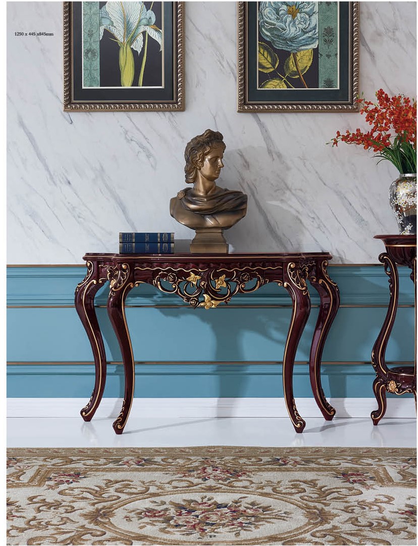Kệ console trang trí theo phong cách tân cổ điển cực kì sang trọng, đẳng cấp