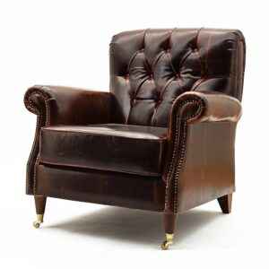 Ghế Sofa Da Bò Thật Tân Cổ Điển - SGVP14