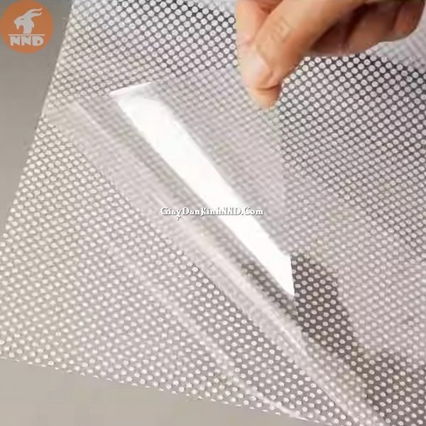 Decal Dán Kính Chấm Bi Chuyển Sắc Hiệu Ứng 3D
