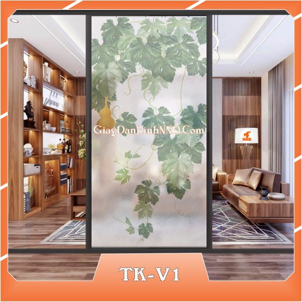 Ảnh demo 3D của mã tranh dán kính TK-V1