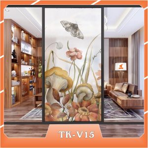 Ảnh demo 3D của mã tranh dán kính TK-V15