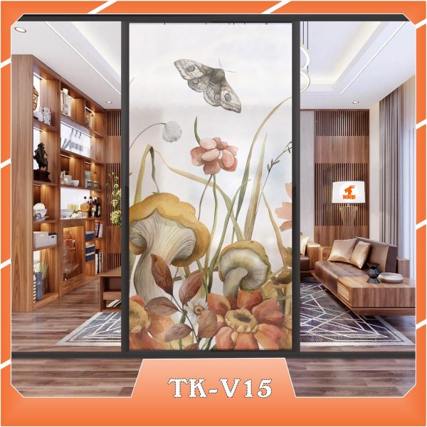 Ảnh demo 3D của mã tranh dán kính TK-V15