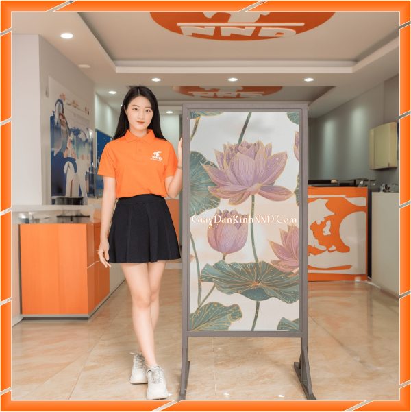 Ảnh lên kính của mã tranh dán kính 3D TK-V2